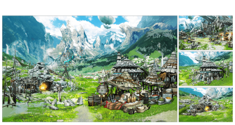 Monster Hunter Cross - 4-6-15 - Beruna Village Concept
